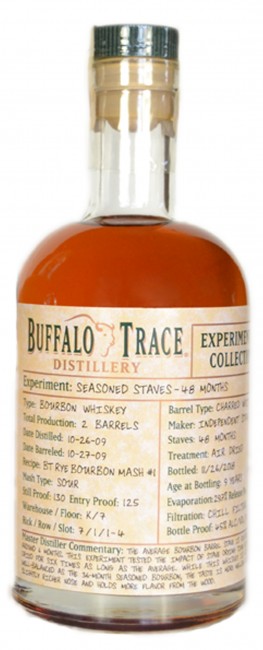 buffalo trace experimental seasoned staves bourbon